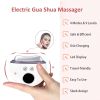 1pc Electric Gua Sha Facial Tools; Face Scraping Massager With 9 Modes; Skin Care Tool For Anti-Aging; Improve Facial Contour - White