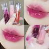 1/3Pcs Transparent Lip Gloss Crystal Jelly Mirror Liquid Lipstick Glitter Clear Moisturize Lip Tint Cosmetic For Lip Makeup Base - SetA