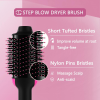 Hair Dryer Brush Blow Dryer Brush in One, 4 in 1 Styling Tools Blow Dryer with Ceramic Oval Barrel, Hair Dryer and Styler Volumizer, Hot Air Brush Hai