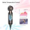 Leafless Hair Dryer 800w Fan 2 Speed Electric Negative Ionic Blower Portable Hair Dressing Dryer Salon 2 Gears Best Gift - US plug