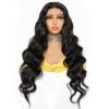 4x4 HD Lace Front Virgin Brazilian Pre Plucked Long 16 24 30 Inches 4*4 Frontal  Human Hair Bodywave Body Wave Closure Wig - 18 Inches (453mm)(+$42.00