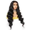 4x4 HD Lace Front Virgin Brazilian Pre Plucked Long 16 24 30 Inches 4*4 Frontal  Human Hair Bodywave Body Wave Closure Wig - 16 Inches (403mm) (+$25.0