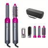 5 In 1 Curling Set With Brush Motor Hair Styler Hot Air Brush Professional Hair Dryer Brush Straightener Volumizer Tool Detachable Styling Brush Negat