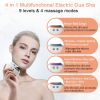 1pc Electric Gua Sha Facial Tools; Face Scraping Massager With 9 Modes; Skin Care Tool For Anti-Aging; Improve Facial Contour - White