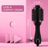 Hair Dryer Brush Blow Dryer Brush in One, 4 in 1 Styling Tools Blow Dryer with Ceramic Oval Barrel, Hair Dryer and Styler Volumizer, Hot Air Brush Hai