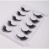 New 5Pairs High Quality Faux Eyelashes Handmade 3D Winged Natural Long Lashes Soft Cat Eye Fake Eyelash For Eye Makeup Wholesale - MZA2437-5