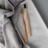 Bamboo Toothbrush (Duo) - Black - Black