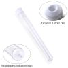 Reusable Eyebrow Brush Tube Disposable Eyelash Brush Eyebrow Brush Replaceable Dust-proof Sparkling Broken Diamond Makeup Brush - Transparent tube