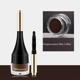 Air Cushion Eyebrow Ointment Smooth Long-lasting Natural Three-dimensional Waterproof And Sweat-proof (Option: 2G-03 Temperament Milk Coffee)