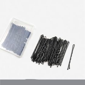 50 Pieces Of Korean Exquisite Boxed One-Word Clip Hairpin Simple Bangs Broken Hair Clip Hairpin (Option: Wave clip)