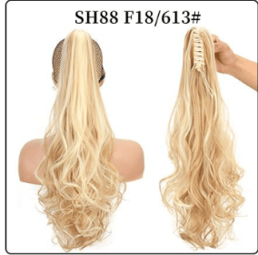 Fluffy Natural Lifelike Claw Clip Ponytail Wholesale (Option: 29style)