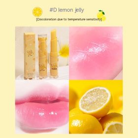 Nourishing Moisturizing Temperature Change Lipstick (Option: D Lemon)