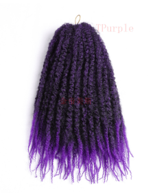 European and American wig (Option: Tpurple)