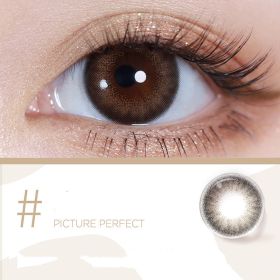 Mini Series Daily Color Contact Lenses (Option: Film brown-500Degree)