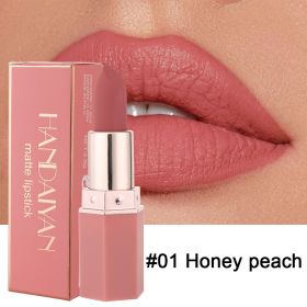 HANDAIYAN Han Daiyan 6-color Matte Nourishing Lipstick Lipstick (Option: 01 Honey Peach)