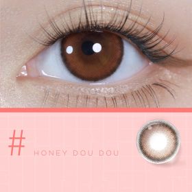 Mini Series Daily Color Contact Lenses (Option: Honey Peas-200degree)