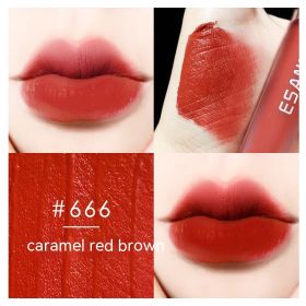 Velvet Matte Real No Stain On Cup Lip Lacquer Matte Surface (Option: 666 Models-3G)