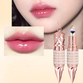 Flower Lipstick Jelly Color-changing Gold Foil Lipstick Moisturizing (Option: Blue Lotus)