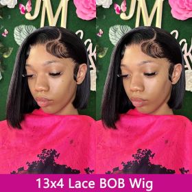 Front Lace Short Wave Head Wig (Option: 16 Inches)