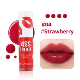 Lipstick Does Not Fade Dyed Moisturizing, Matte (Option: 04 Strawberry Strawberry)