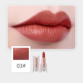 Matte Finish Crystal Square Tube Lipstick (Option: 3 Style)