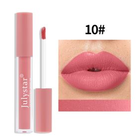 Makeup Matte Lipstick Women Will Not Fade (Option: Color10)