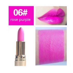 Good-looking Lip Lacquer No Stain On Cup Moisturizing (Option: 06 Elegant Rose Purple)