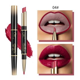 High Quality Double-headed Lipstick Lip Liner (Option: 04 Raspberry Red)