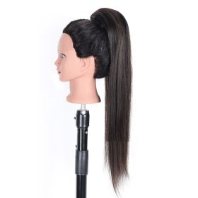 Drawstring Straight Hair Wig Ponytail Braids (Option: 1B-10inch)