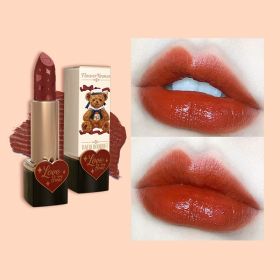 Flower Know Lipstick Circus Dry Rose Color Students (Option: Honey pot bear)